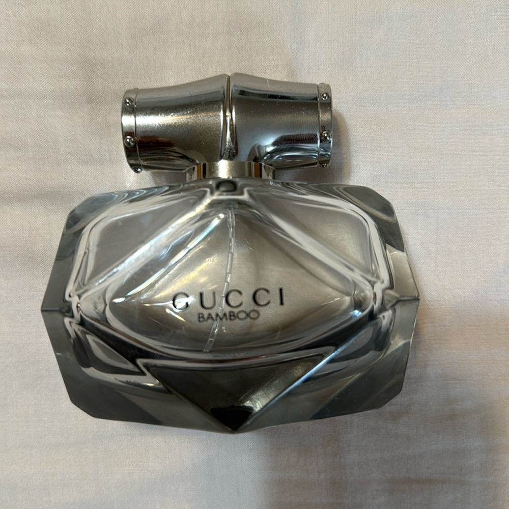 Gucci Bamboo EMPTY perfume bottle 2.5 oz